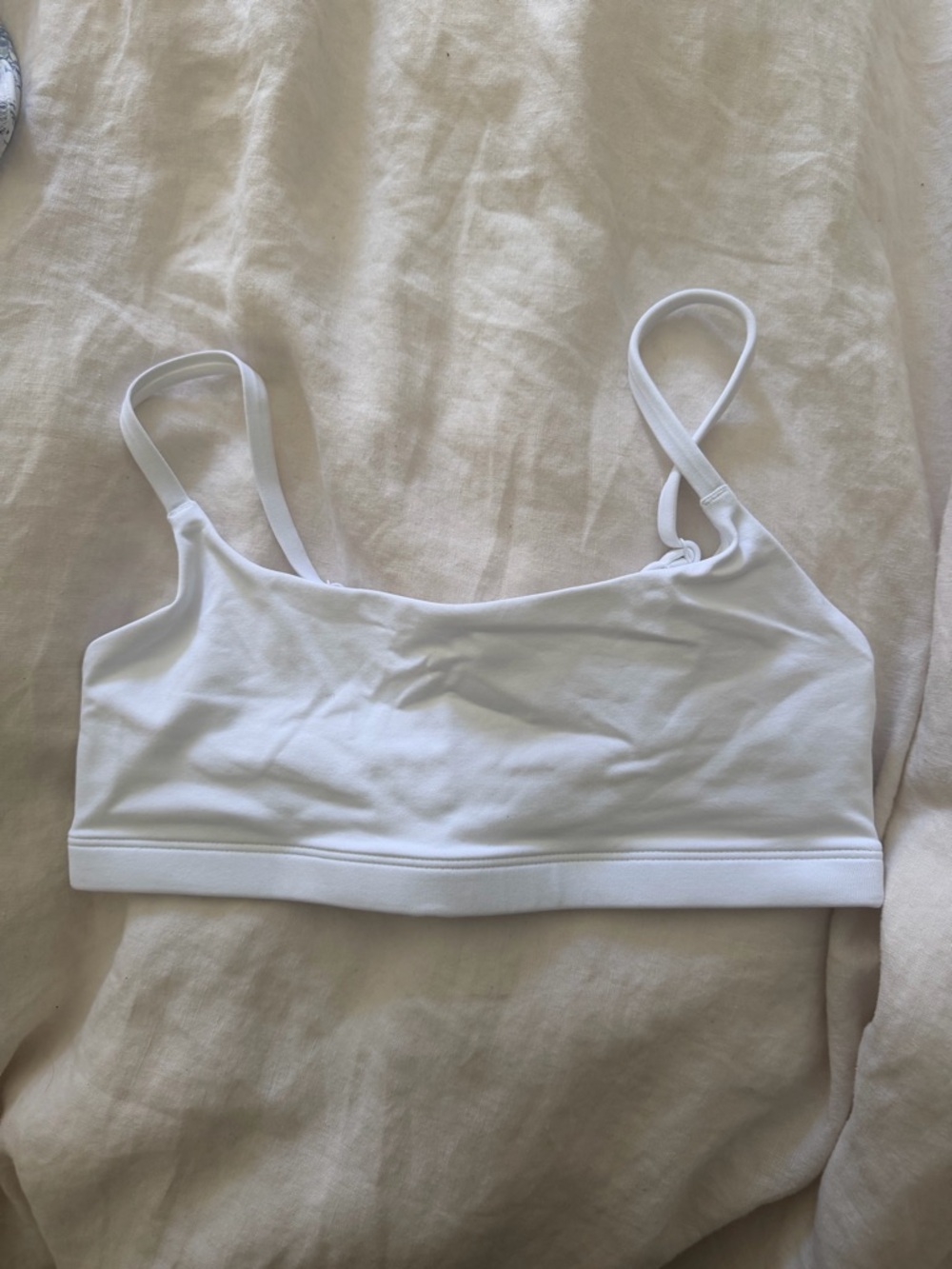 White Seamless Bralette - Aritzia